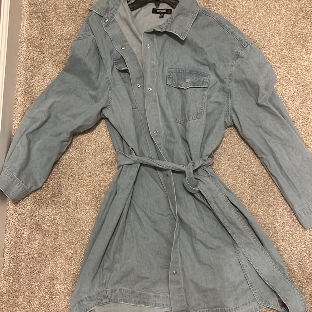 Missguided Tall Denim Dress